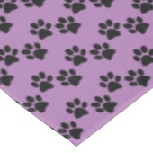 ブラックポープリントデザインテーブルクロス テーブルクロス (アングル)