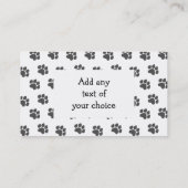 ブラックポープリント名刺 名刺 (裏面)