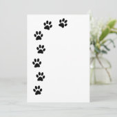 ブラックポープリント招待状 招待状 (スタンド正面)