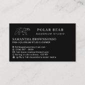 ブラックポーラーベア 名刺 (裏面)