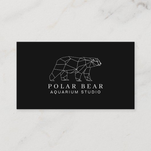 ブラックポーラーベア 名刺 (正面)