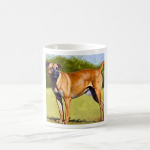 ブラックマウスのcur犬 コーヒーマグカップ