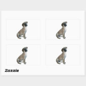 ブラックマウス#1 長方形シール (シート)