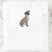 ブラックマウス#1 長方形シール (バッグ)