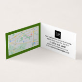 ブラックマウスCur、ドッグウォーカーサービス、詳細 名刺 (内部)