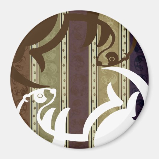 ブラックマグネットのシェード マグネット (正面)