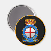 ブラックマグネット王室のサセックス協会20周年記念 マグネット (正面/裏面)