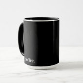 ブラックマグ 私のコーヒー マグカップ (正面左)