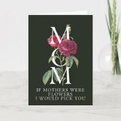 ブラックマザーズのデイカードバラ サンキューカード (正面)