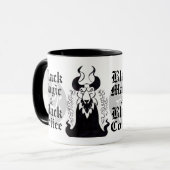 ブラックマジック及びブラックコーヒーのマグ マグカップ (正面左)