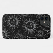 ブラックマジック ビンテージ 天体 太陽 月 星 Case-Mate iPhoneケース (裏面(横))