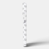 ブラックマスクフレンチブルドッグ 子犬 + 名前 Case-Mate iPhoneケース (裏面 / 左)