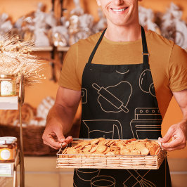 ブラックマスターシェフパパベーキング&料理器具 エプロン