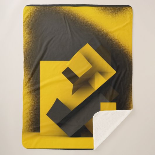 ブラックマスタードシェルパブランケット シェルパブランケット (正面)