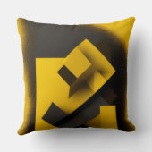 ブラックマスタード装飾用クッション クッション (裏面)