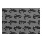 ブラックマトゥカトラウフフライ 枕カバー (裏面-左)