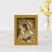 ブラックマドンナインゴールデンリザオクラッド護岸カード カード (黄色い花)