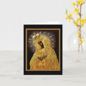 ブラックマドンナインゴールデンリザオクラッド護岸カード カード (黄色い花)