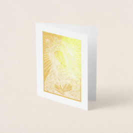 ブラックマドンナインゴールデンリザオクラッド護岸カード 箔カード