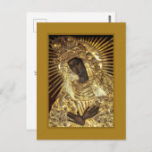 ブラックマドンナインゴールデンリザオクラッド護岸 ポストカード (正面/裏面)