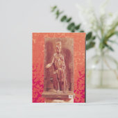 ブラックマドンナカタルーニャ学派11世紀 ポストカード (スタンド正面)