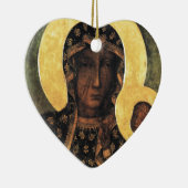 ブラックマドンナポーランドCzestochawaプリント セラミックオーナメント (右)