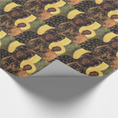 ブラックマドンナポーランドCzestochawaプリント ラッピングペーパー (角)