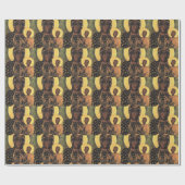 ブラックマドンナポーランドCzestochawaプリント ラッピングペーパー (フラット)