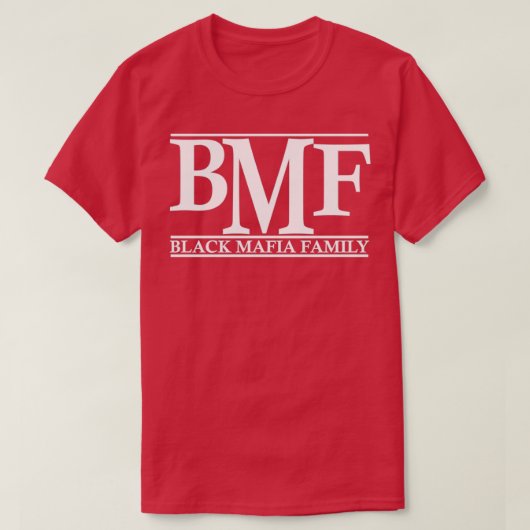 ブラックマフィア一家 Tシャツ (デザイン正面)