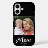 ブラックママになった記念のスクリプトフォトケース Case-Mate iPhoneケース (裏面)