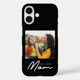 ブラックママになった記念のスクリプト写真 iPhone 16ケース