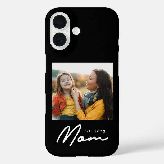 ブラックママになった記念のスクリプト写真 Case-Mate iPhoneケース (裏面)