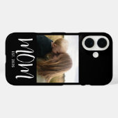 ブラックママになった記念のスクリプト写真 Case-Mate iPhoneケース (裏面 (横))