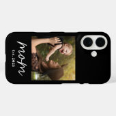 ブラックママになった記念のスクリプト写真 Case-Mate iPhoneケース (裏面 (横))