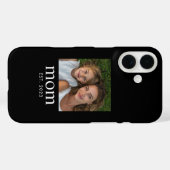 ブラックママになった記念スクリプト写真  Case-Mate iPhoneケース (裏面 (横))