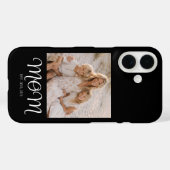 ブラックママになった記念スクリプト写真 Case-Mate iPhoneケース (裏面 (横))
