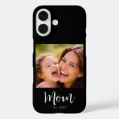 ブラックママになった記念スクリプト写真 Case-Mate iPhoneケース (裏面)