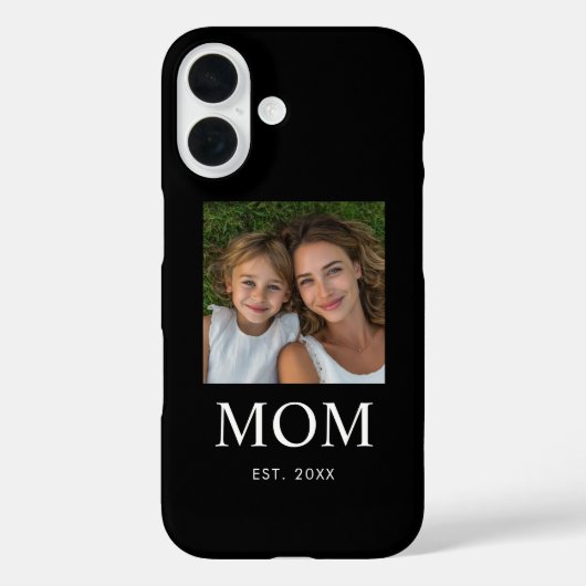 ブラックママになった スクリプトフォト Case-Mate iPhoneケース (裏面)
