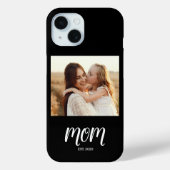 ブラックママになりましたスクリプトフォト Case-Mate iPhoneケース (裏面)