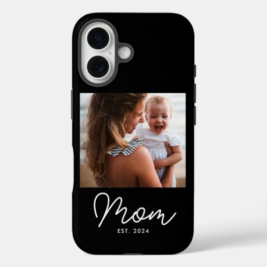 ブラックママになりましたスクリプト写真  Case-Mate iPhoneケース (裏面)