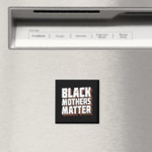 ブラックママも大切 アフリカ系アメリカ人の命も大切 マグネット (インサイチュ (食洗機))