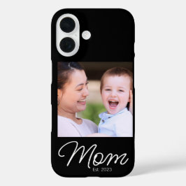 ブラックママデビュー記念スクリプト写真 iPhone 16ケース