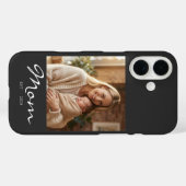 ブラックママ設立年入り写真 Case-Mate iPhoneケース (裏面 (横))
