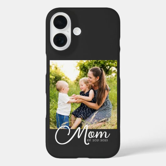 ブラックママ設立 スクリプトデザイン Case-Mate iPhoneケース iPhone 16ケース (裏面)