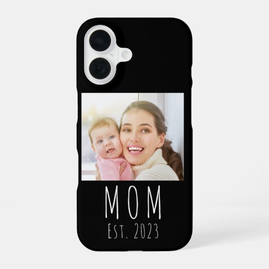 ブラックママ設立Script Photo Case-Mate iPhone 16ケース (裏面)