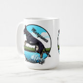 ブラックマリノワ コーヒーマグカップ (正面左)