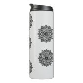 ブラックマンダラアートは熱タンブラーを設計した。 タンブラー (回転右)