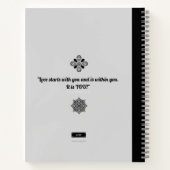 ブラックマンダラジャーナル ノートブック (裏面)