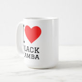 ブラックマンバが好き コーヒーマグカップ (正面左)