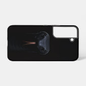 ブラックマンバ ブラック4ルクセGalaxy S22ケース Samsung Galaxyケース (裏面横)